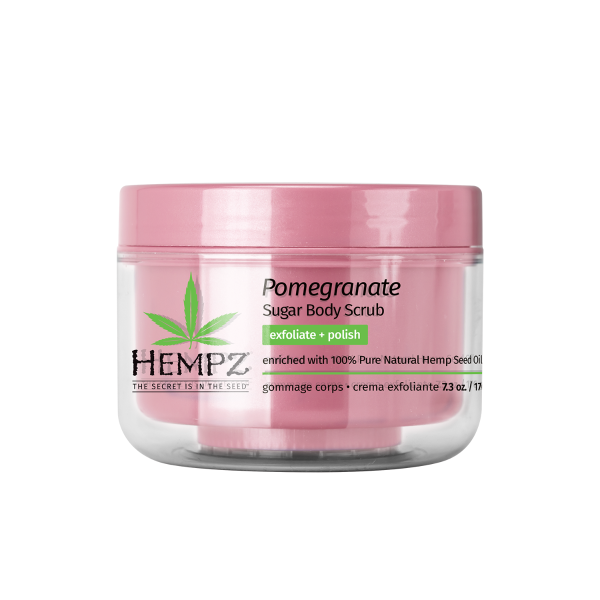 Hempz Body Scrub Sugar & Pomegranate 176g - интернет-магазин профессиональной косметики Spadream, изображение 42816