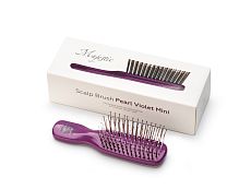 Majestic Scalp Brush Mini Pearl Violet - интернет-магазин профессиональной косметики Spadream, изображение 51649
